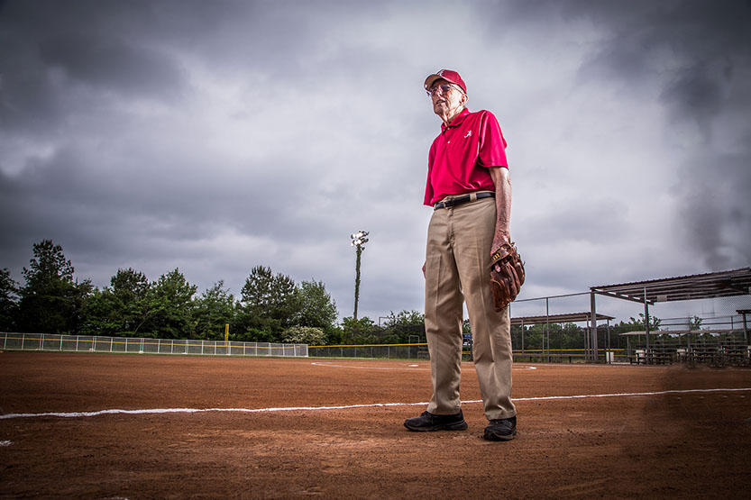 The West Alabama Softball Hall of Fame member Paul Morrison taken by a Tuscaloosa photographer.